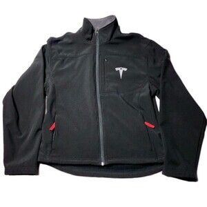 Official Tesla Employee Jacket Fossa 2XL NWOT Black Softshell Corporate Logo